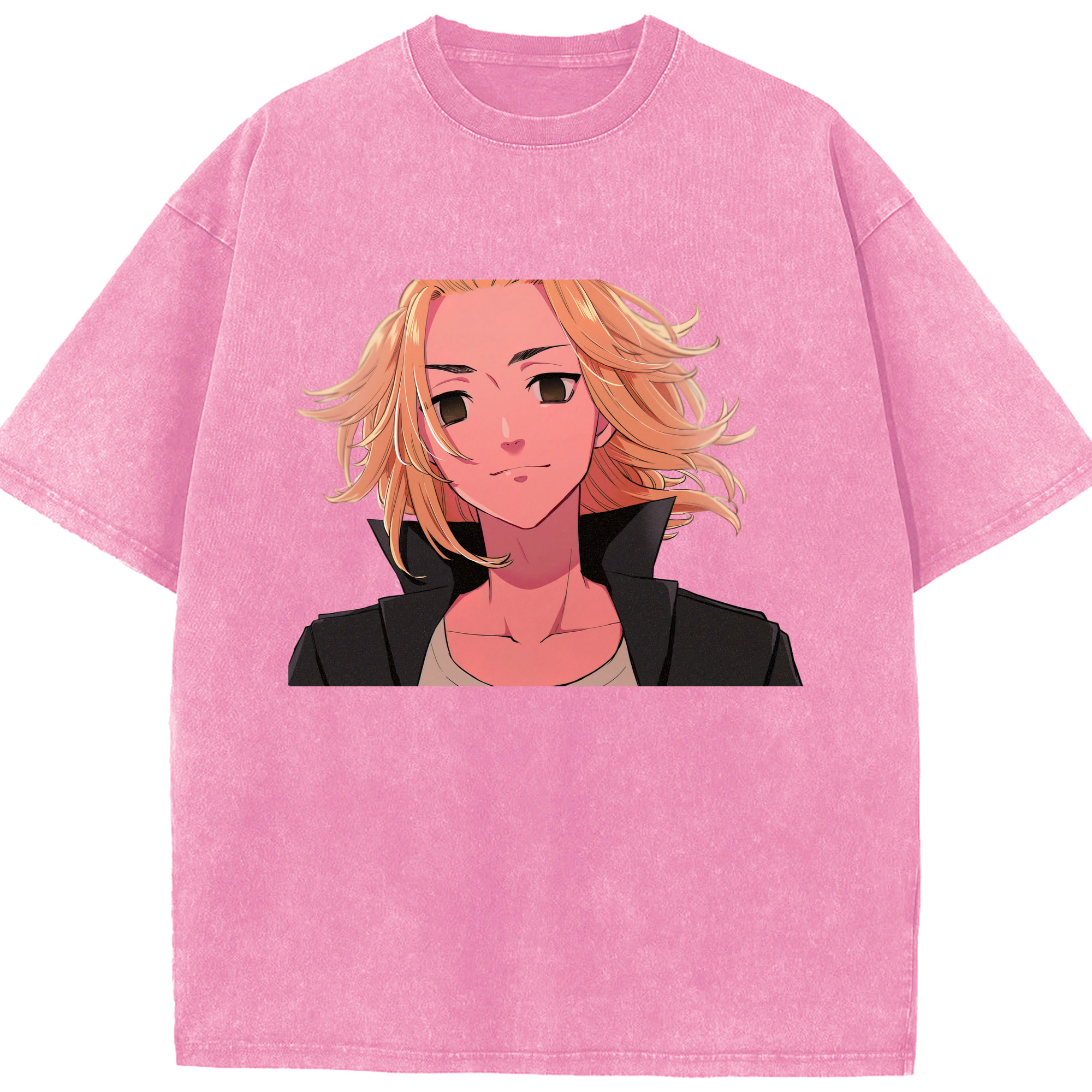 （画像用） 東京リベンジャーズ Tokyo Revengers 綿100% ヴィンテージ風 半袖Tシャツ（フロントプリント）